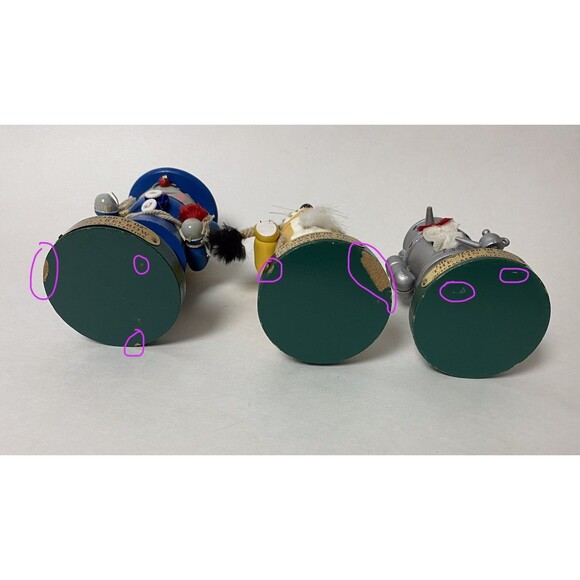 The Wizard of OZ Nutcracker Collection Kurt Adler 3 Piece Set Christmas Decor - Picture 11 of 11